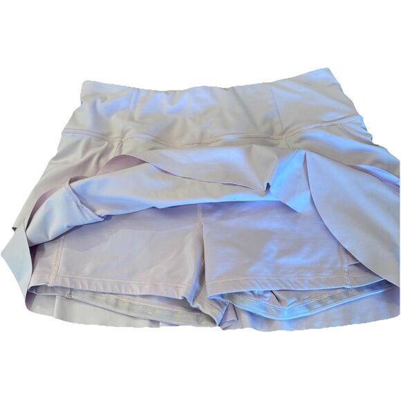 Athleta Run With It Skort Skirt Shorts Lavender Size Medium - Picture 3 of 6